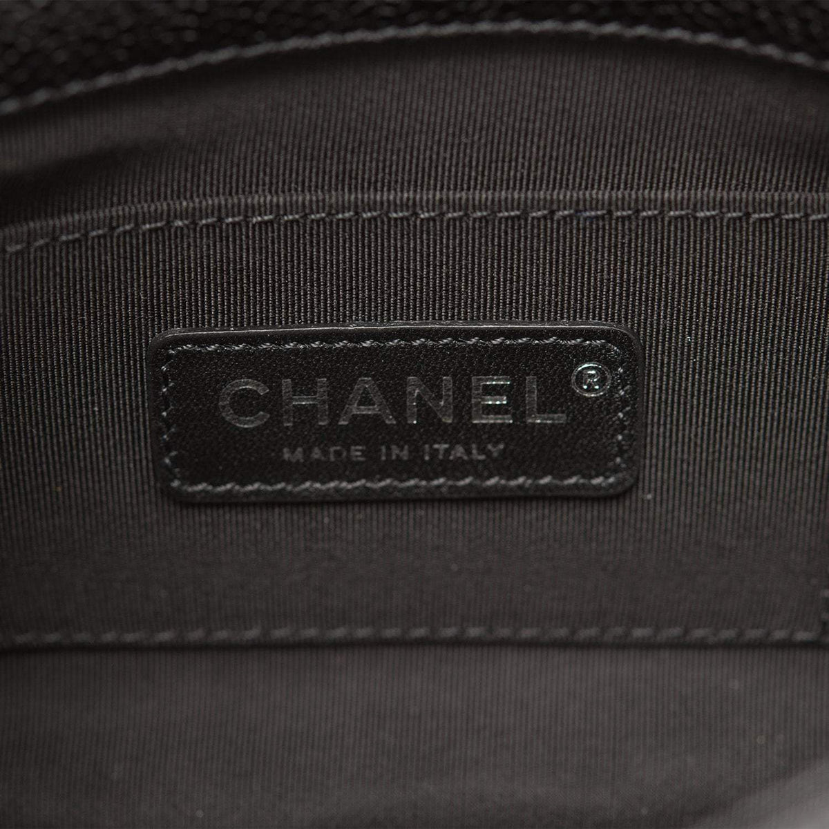 Chanel SO Black Incognito Quilted Caviar Square Mini Flap Bag Black Hardware