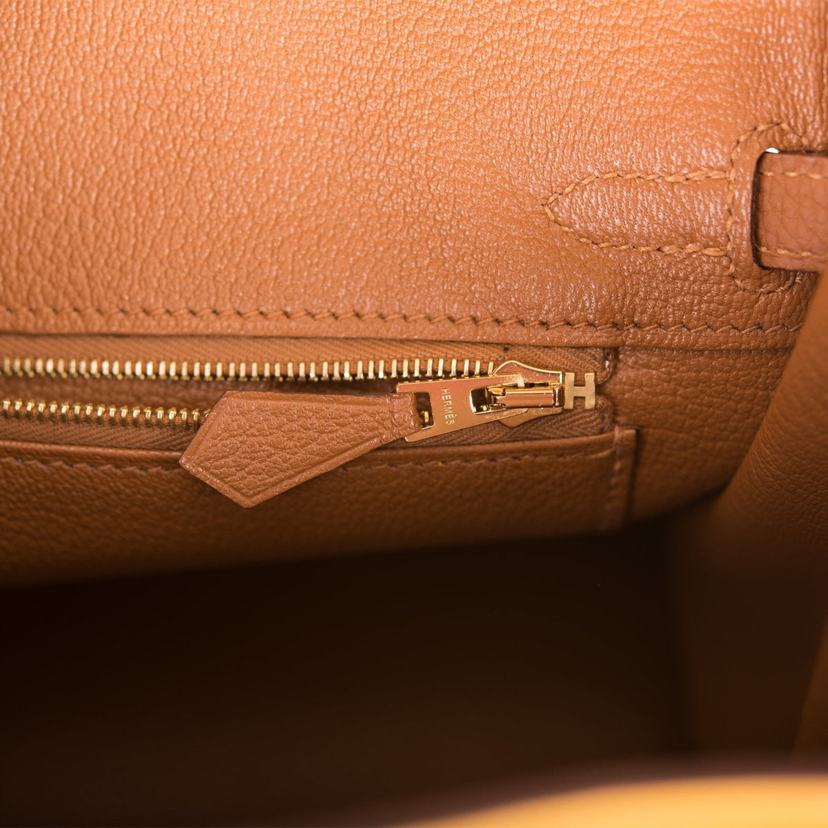 Hermes Birkin 25 Jaune Ambre and Gold Togo Permabrass Hardware