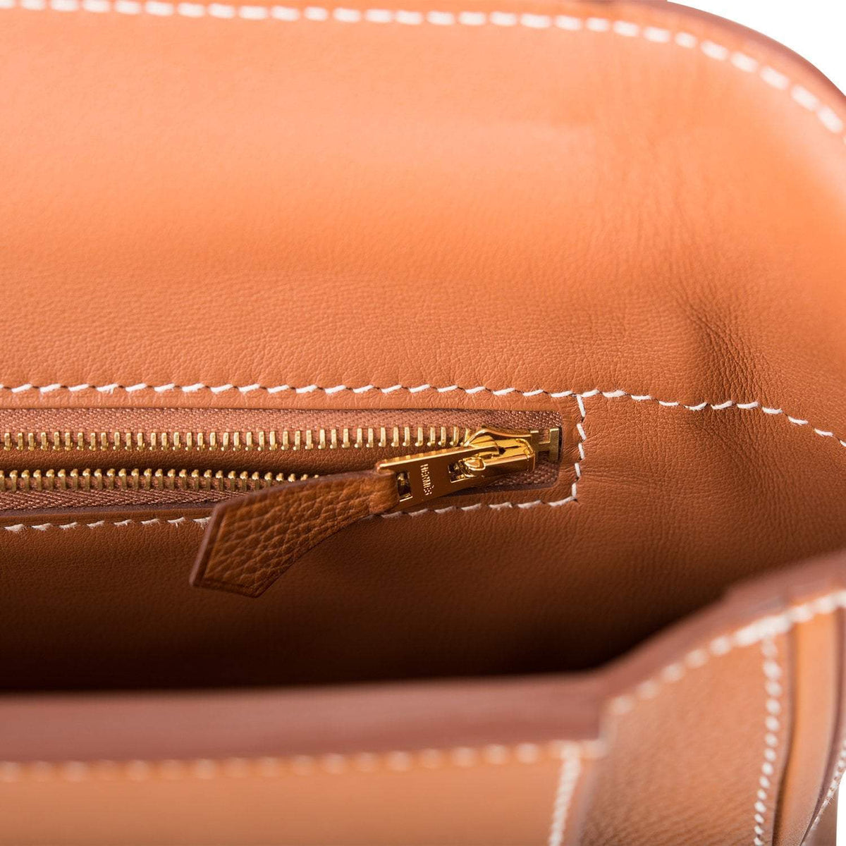 Hermes Fauve Barenia Faubourg 24/24 Bag 29cm Gold Hardware