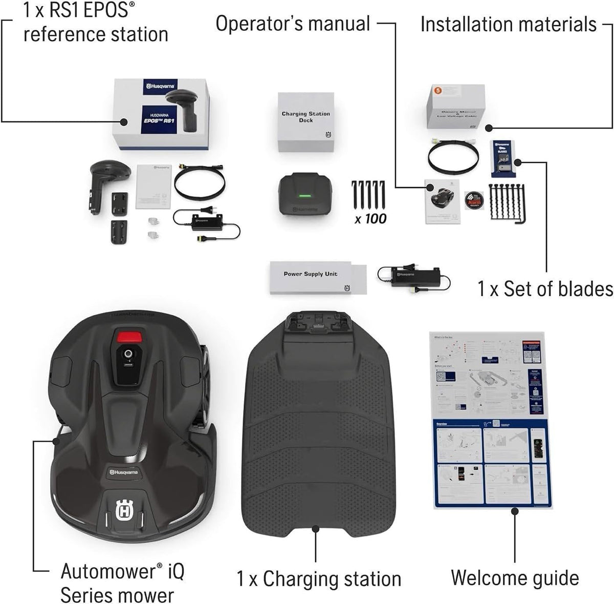Husqvarna 440iQ Robotic Lawn Mower, 2 Acre, Wire-Free, Charging Station image 19