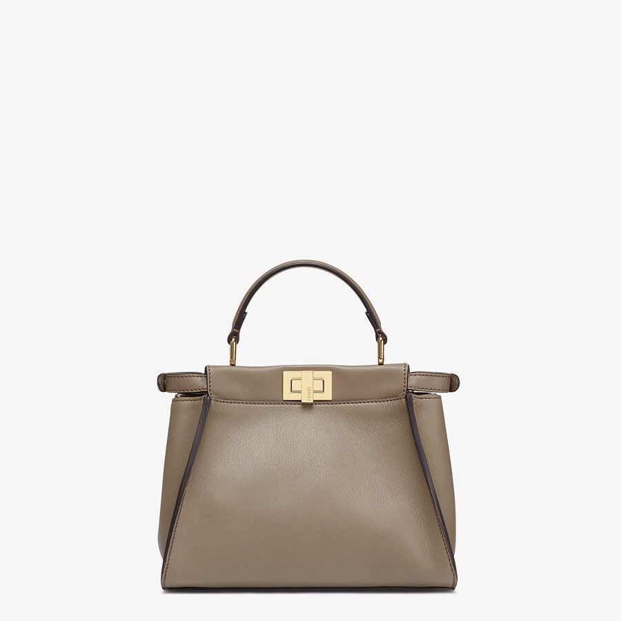 Fendi Gray Leather Bag