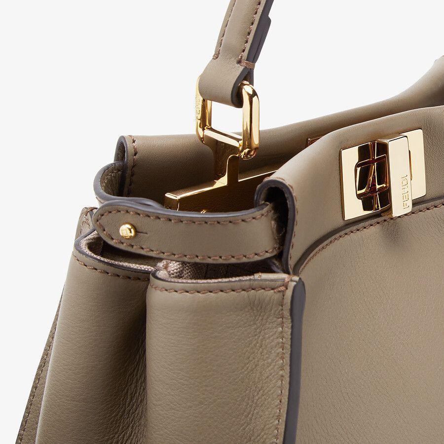 Fendi Gray Leather Bag