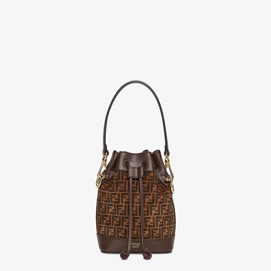 Fendi Leather Mini-bag With Ff Print