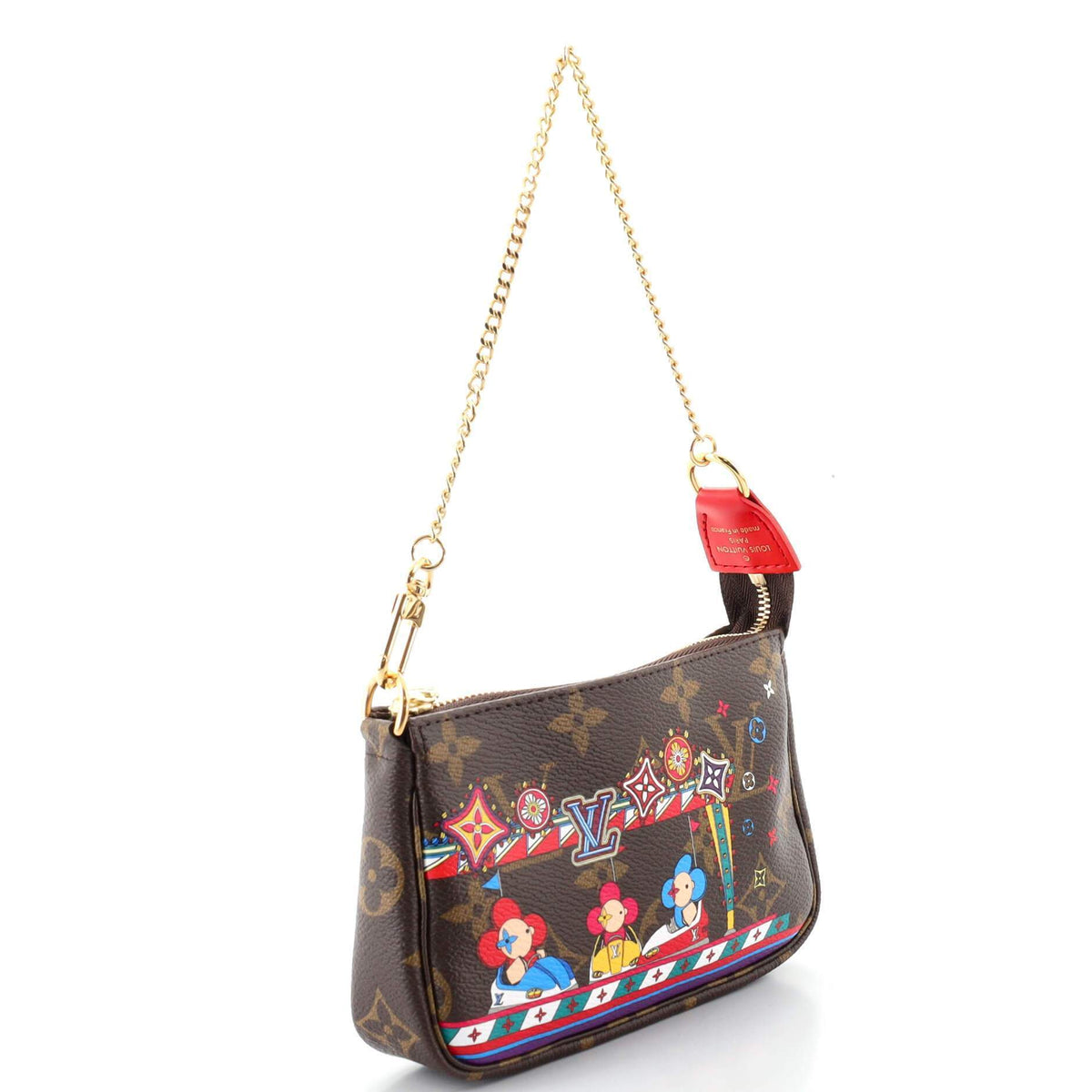 Mini Pochette Accessoires Limited Edition Vivienne Xmas Monogram Canvas