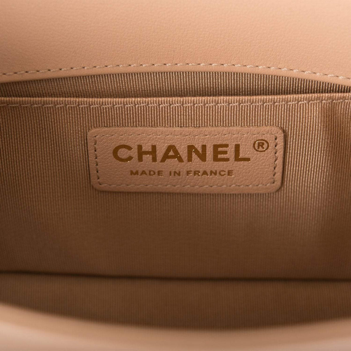 Copy of Chanel Camel Quilted Lambskin Small Boy Bag Light Gold Hardware-Payment 2