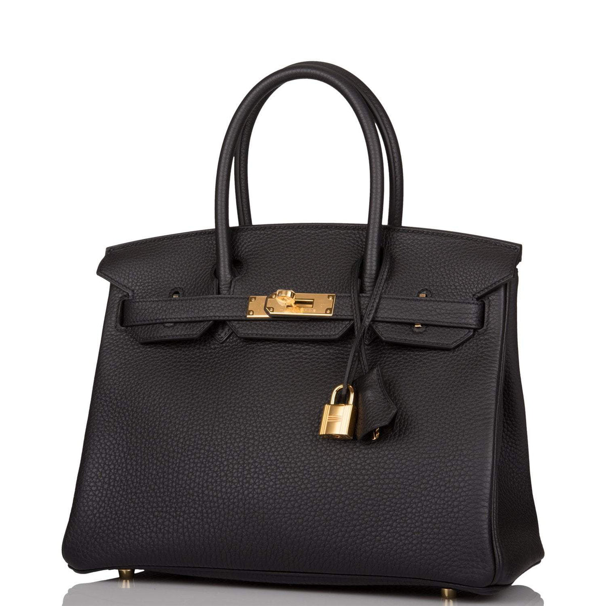 Hermes Birkin 30 Black Togo Gold Hardware