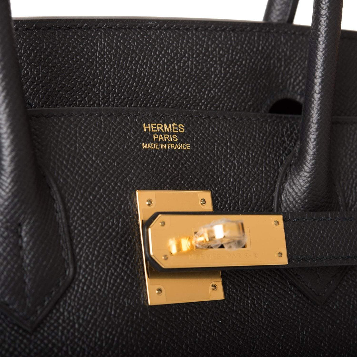 Hermes Birkin 30 Black Epsom Gold Hardware