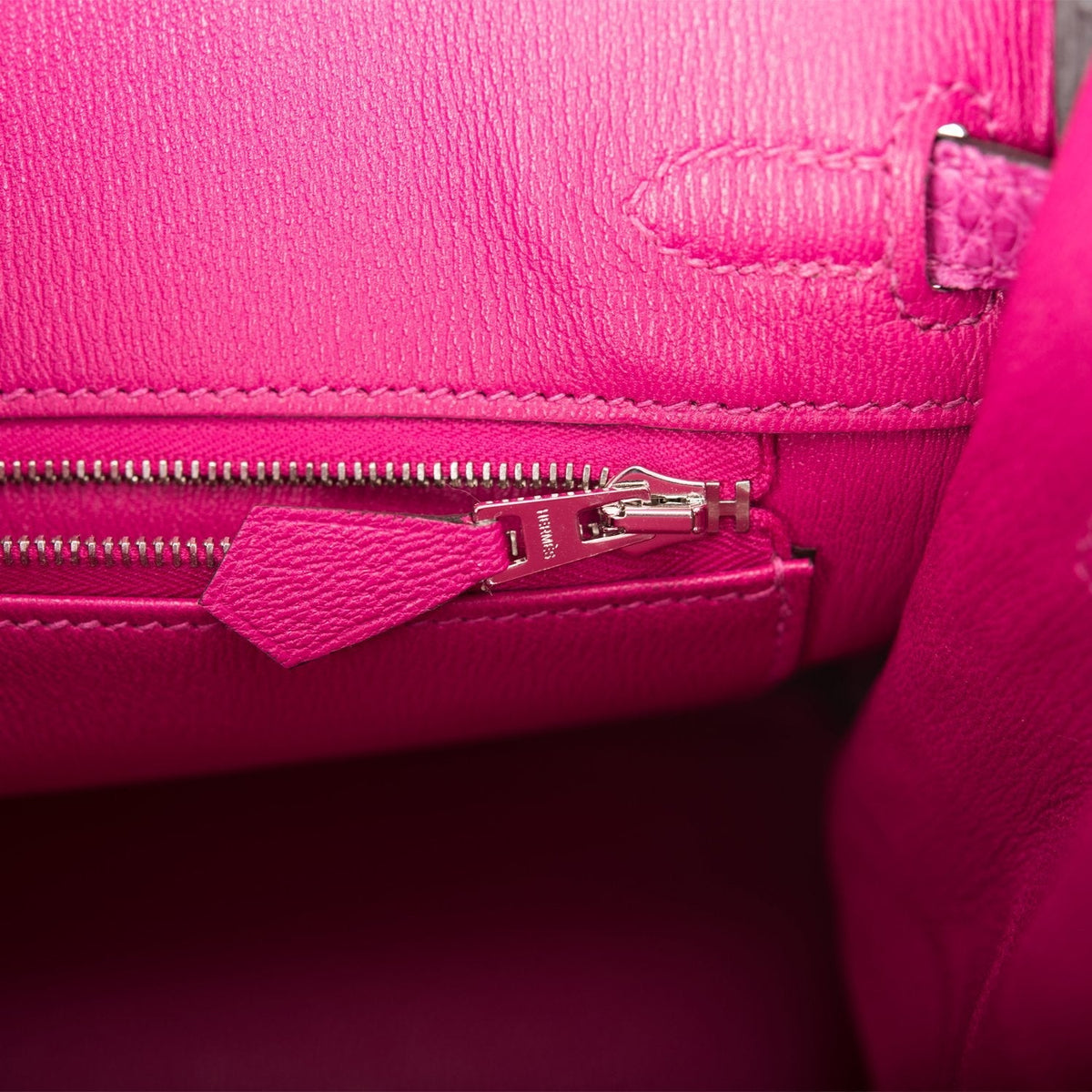 Hermes Birkin 25 Rose Scheherazade Matte Alligator Palladium Hardware