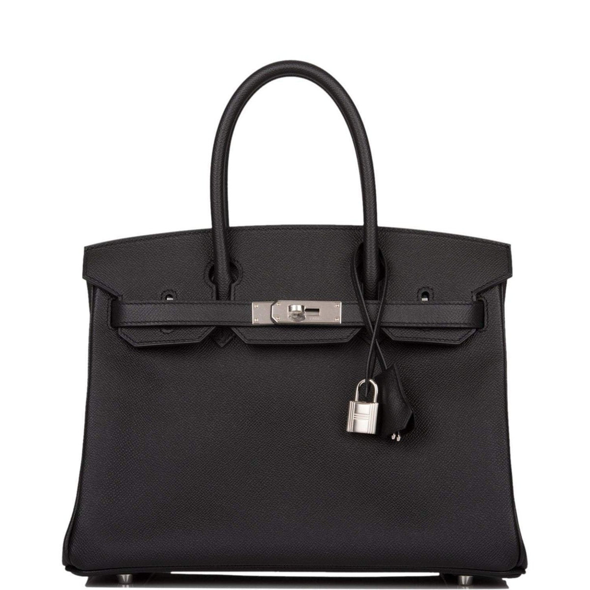Hermes Black Epsom Birkin 30cm Palladium Hardware