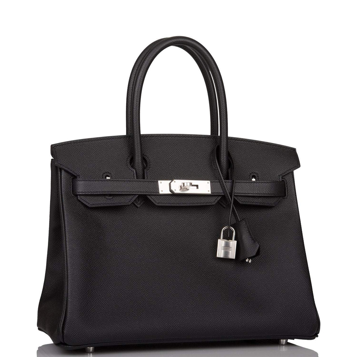 Hermes Black Epsom Birkin 30cm Palladium Hardware