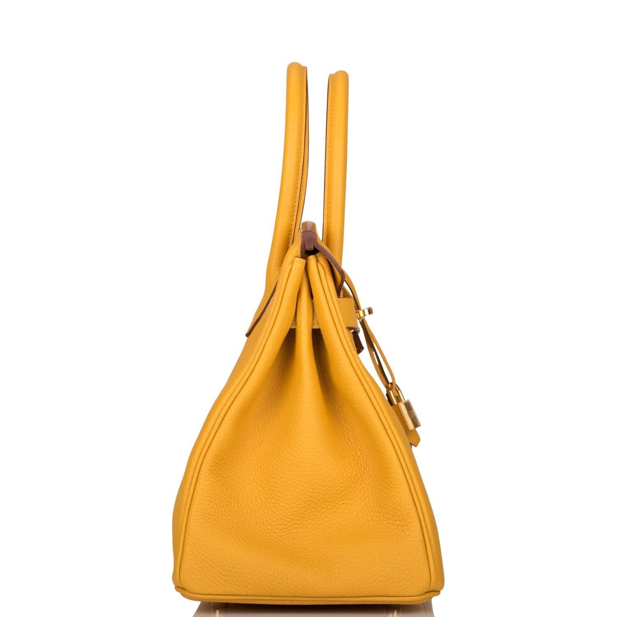Hermes Jaune Ambre Togo Birkin 30cm Gold Hardware