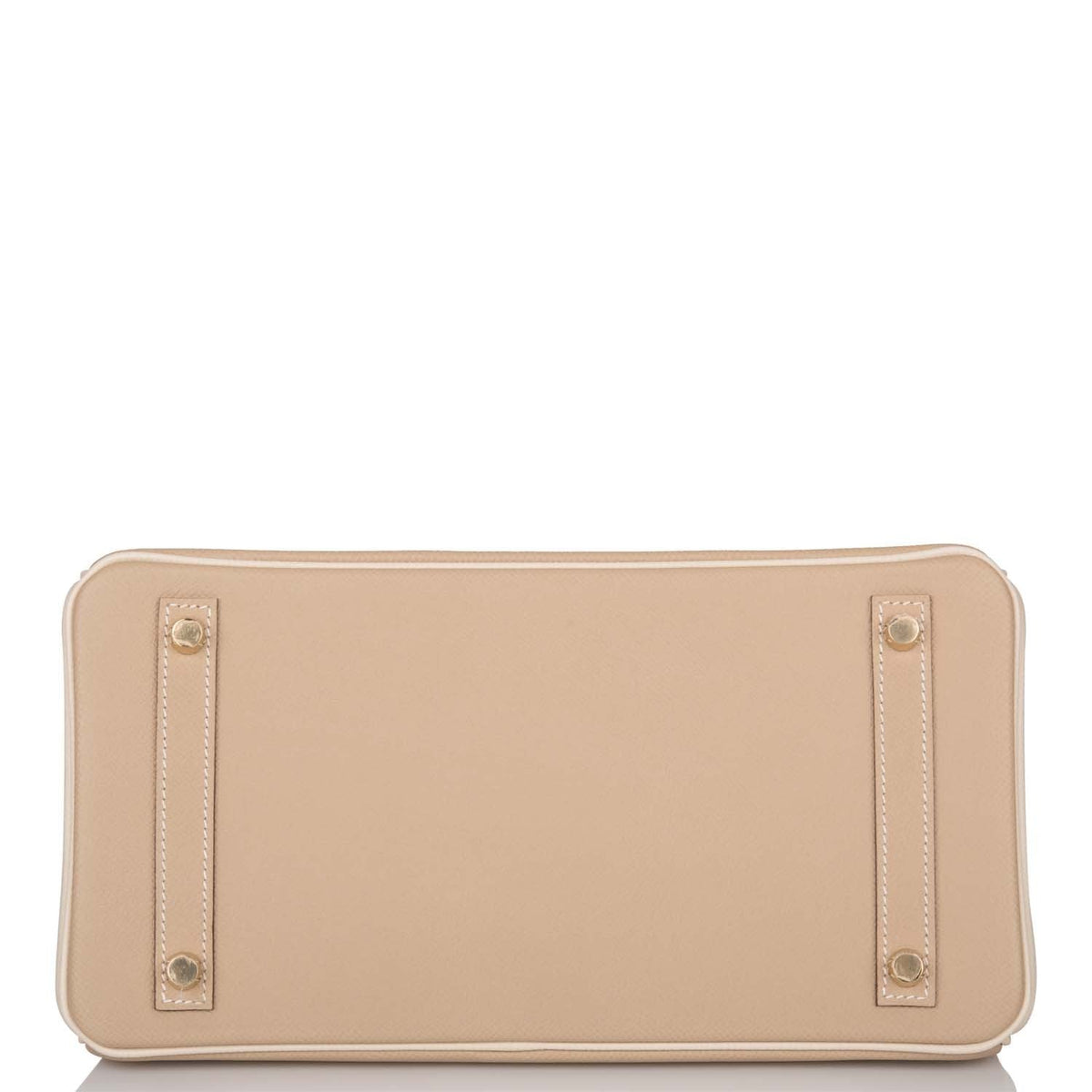Hermes Birkin 30cm Bi-Color Trench and Craie Epsom Gold Hardware