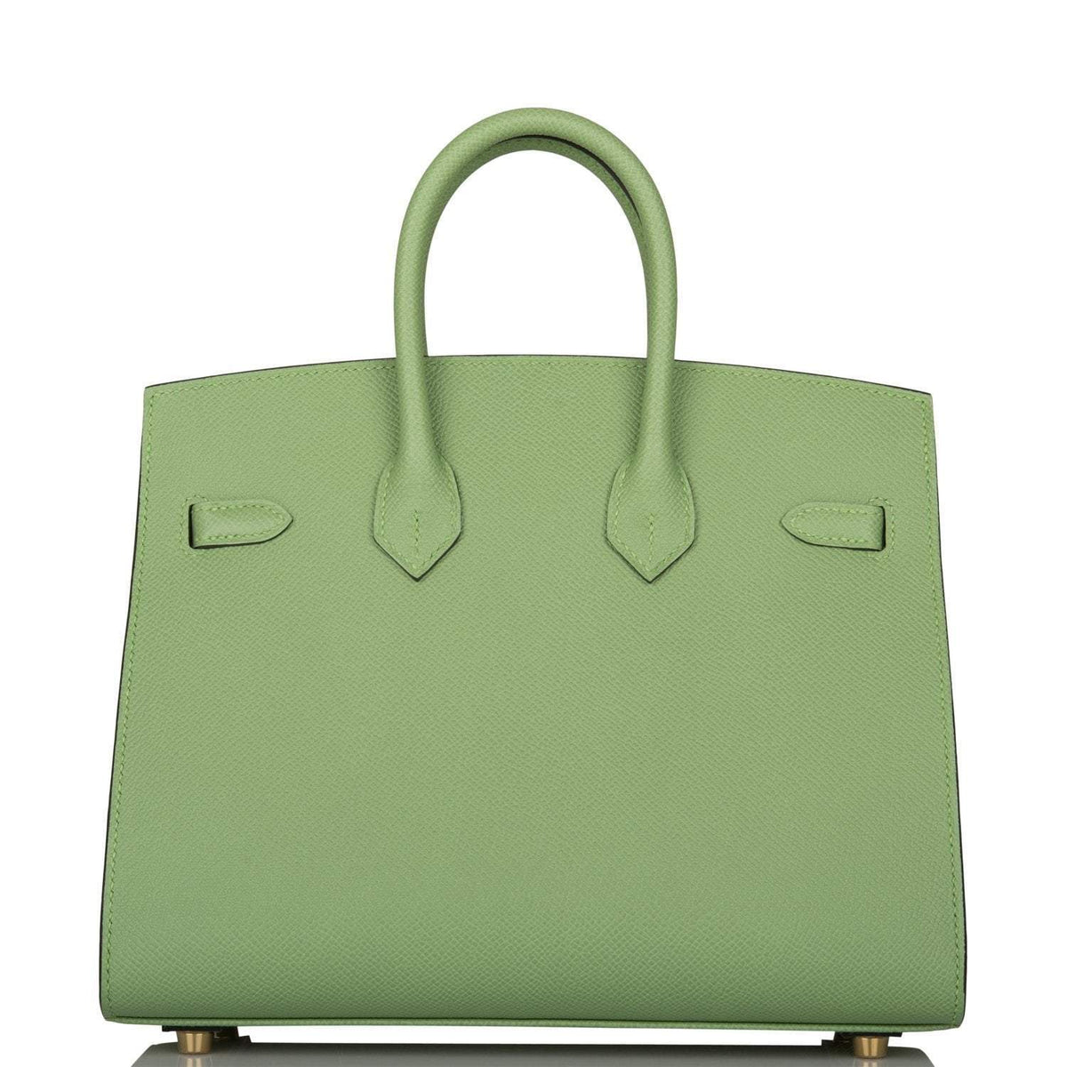 Hermes Birkin Sellier 25 Vert Criquet Epsom Gold Hardware