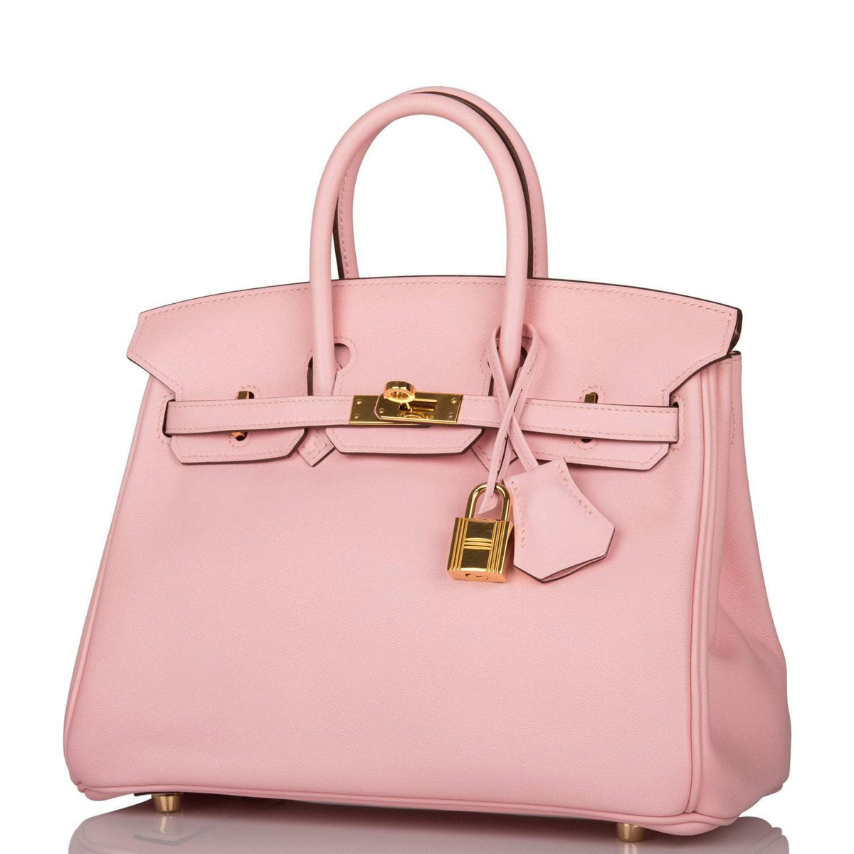 Hermes Birkin 25 Rose Sakura Swift Gold Hardware
