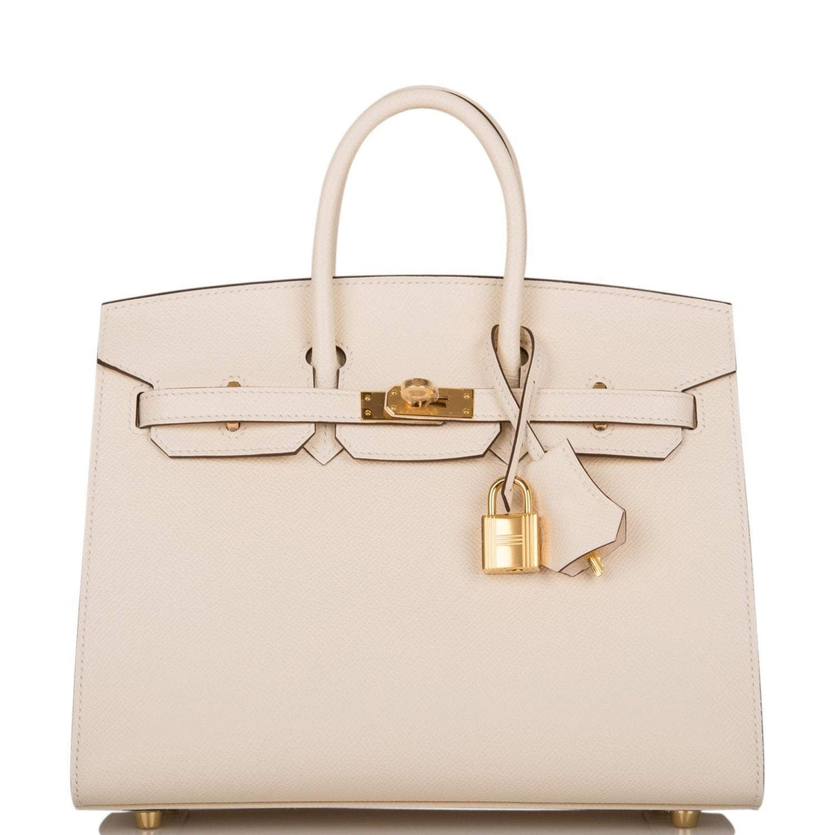 Hermes Nata Epsom Sellier Birkin 25cm Gold Hardware
