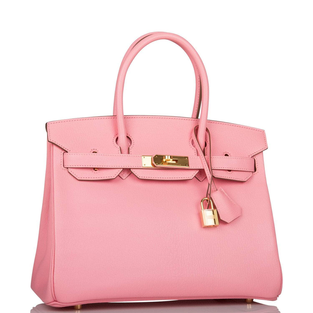Hermes Rose Confetti Chevre Birkin 30cm Gold Hardware Deposit JW