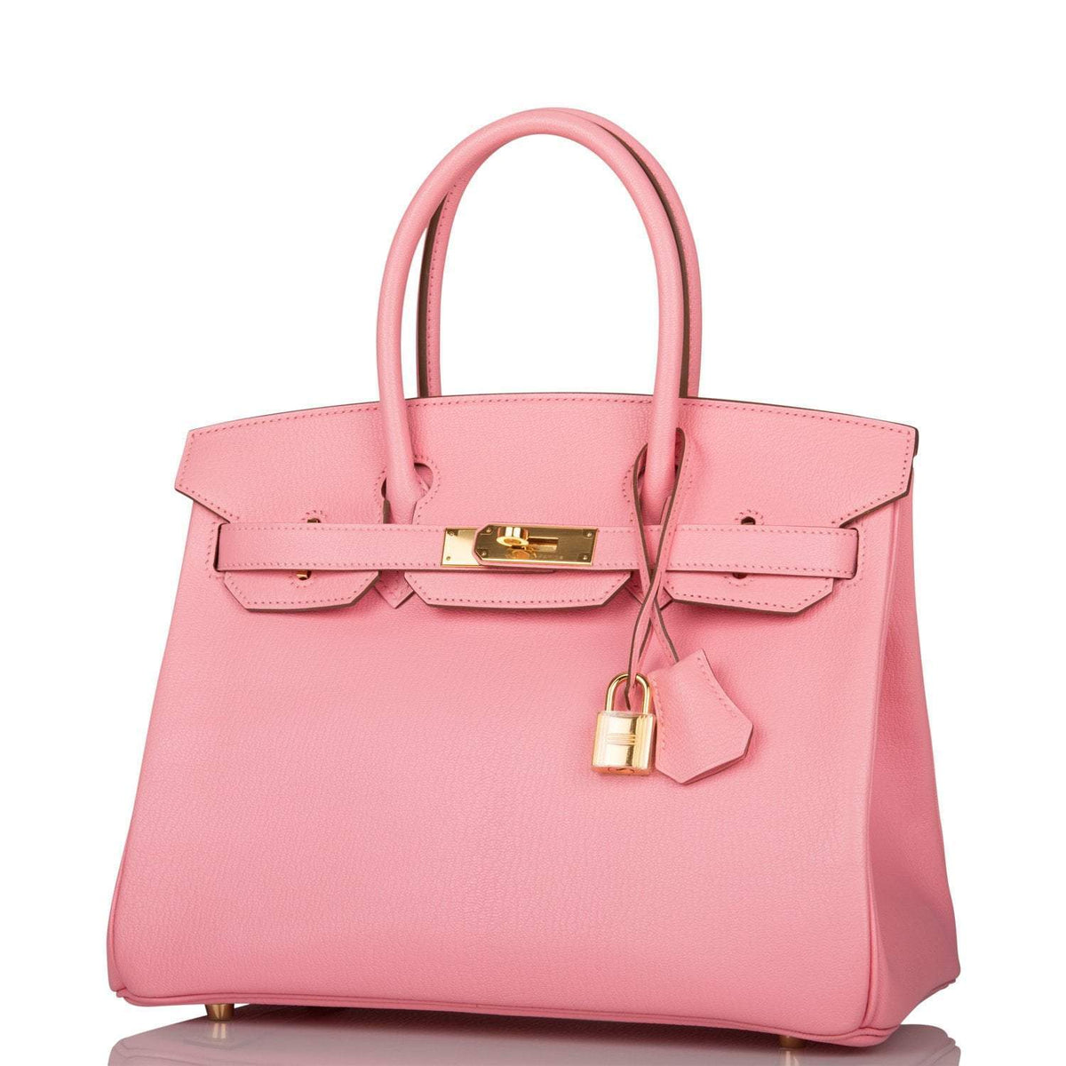 Hermes Rose Confetti Chevre Birkin 30cm Gold Hardware Deposit JW