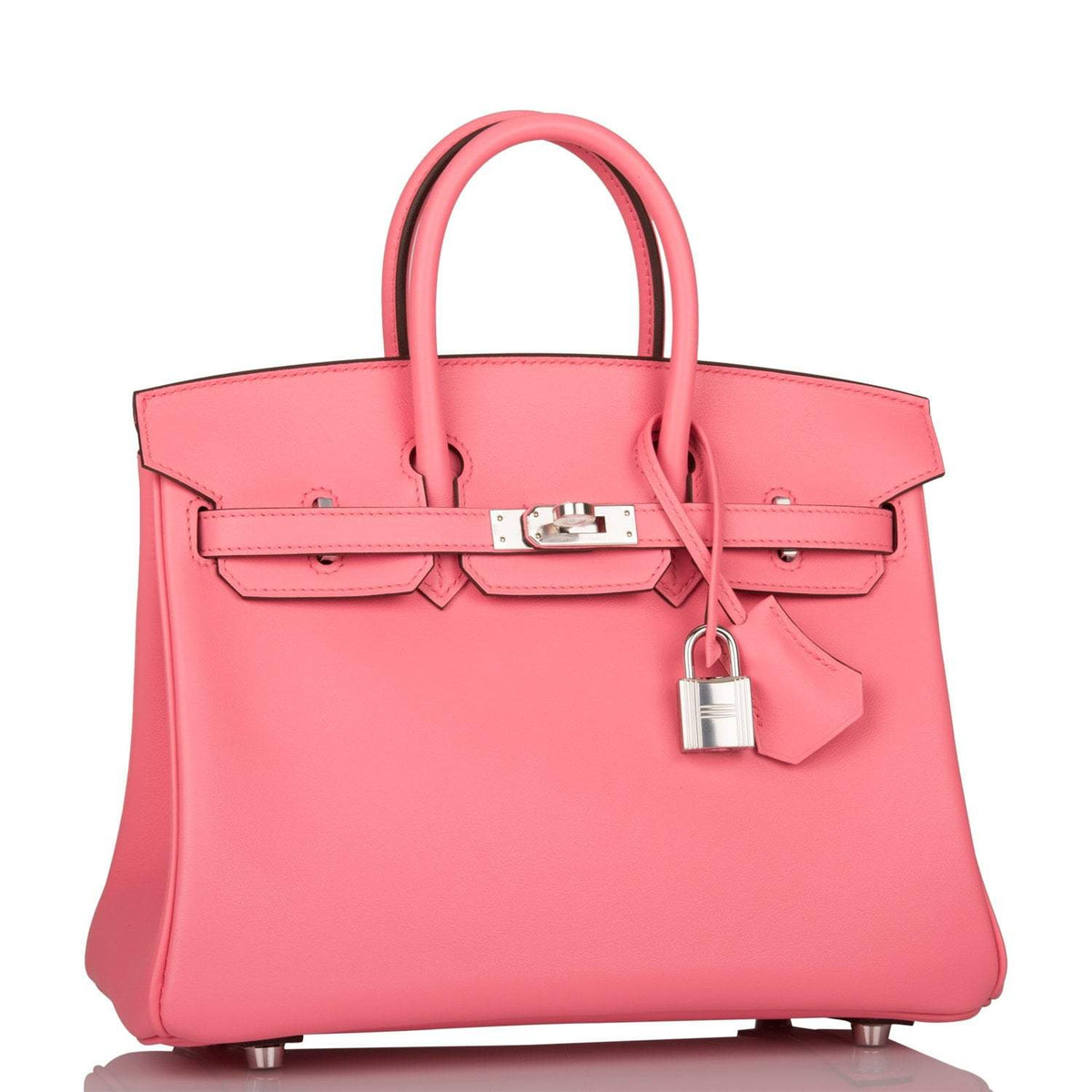 Hermes Birkin 25 Rose D'Ete Swift Palladium Hardware