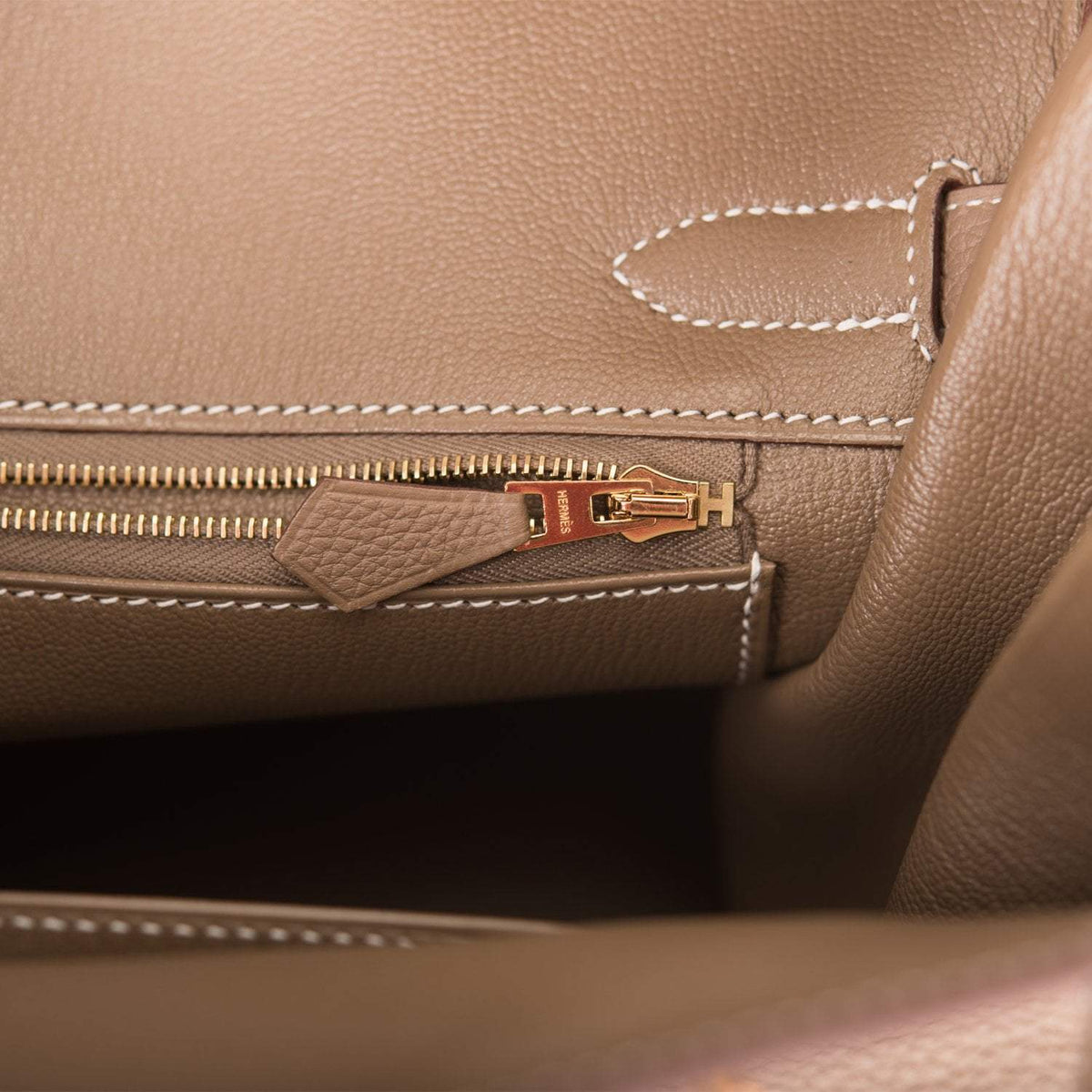 Hermes Birkin 30 Etoupe Togo Gold Hardware