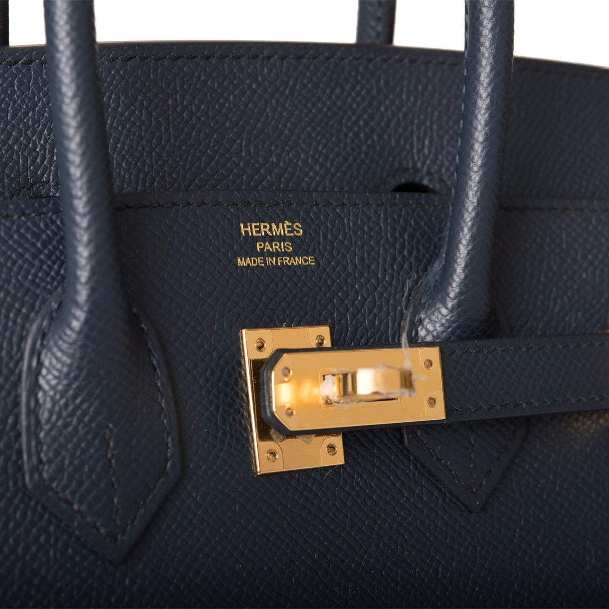 Hermes Birkin Sellier 25 Bleu Indigo Epsom Gold Hardware
