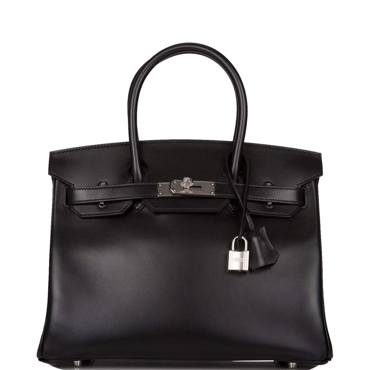 Hermes Birkin 30 Black Tadelakt Palladium Hardware