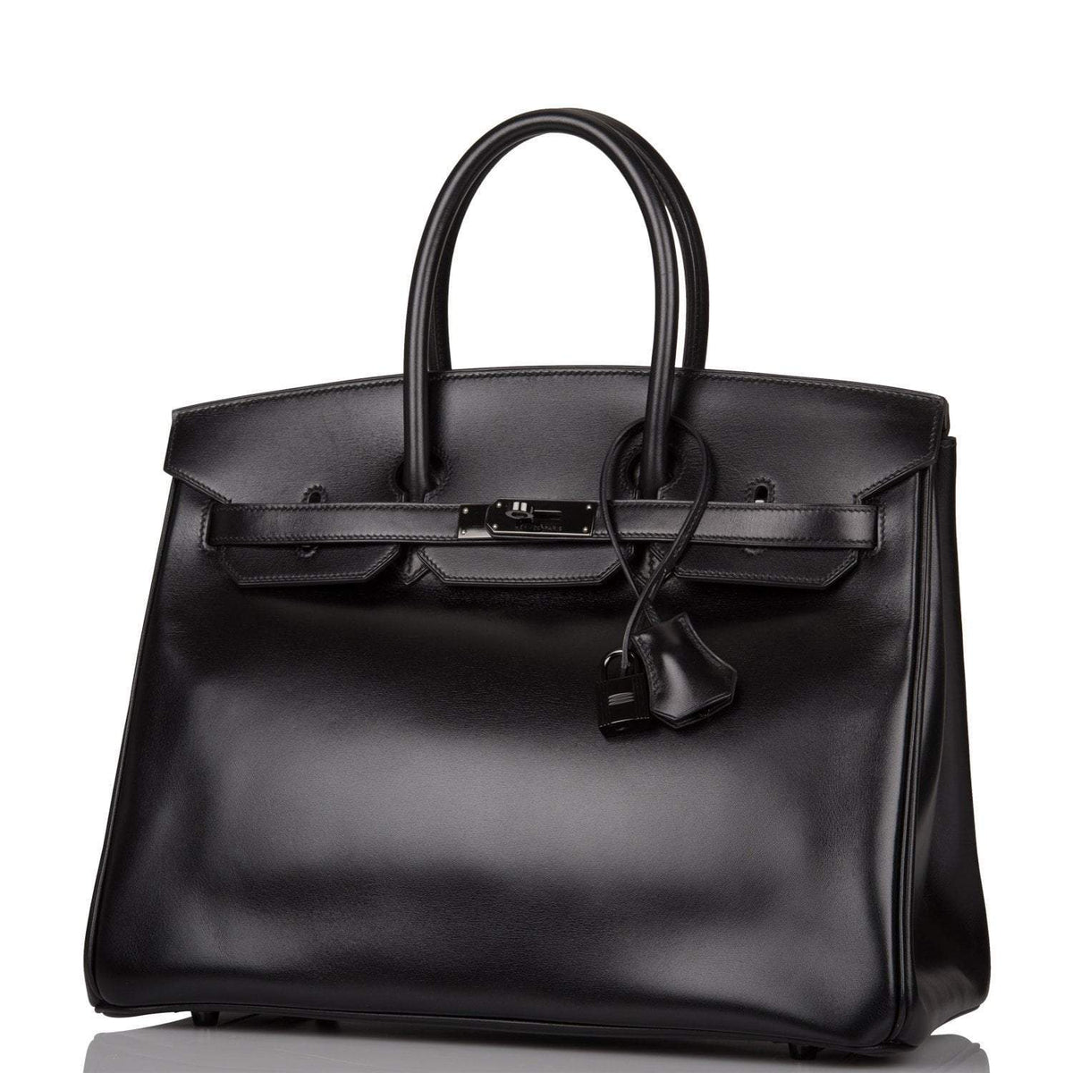 Hermes Birkin 35cm SO Black Box Black Hardware