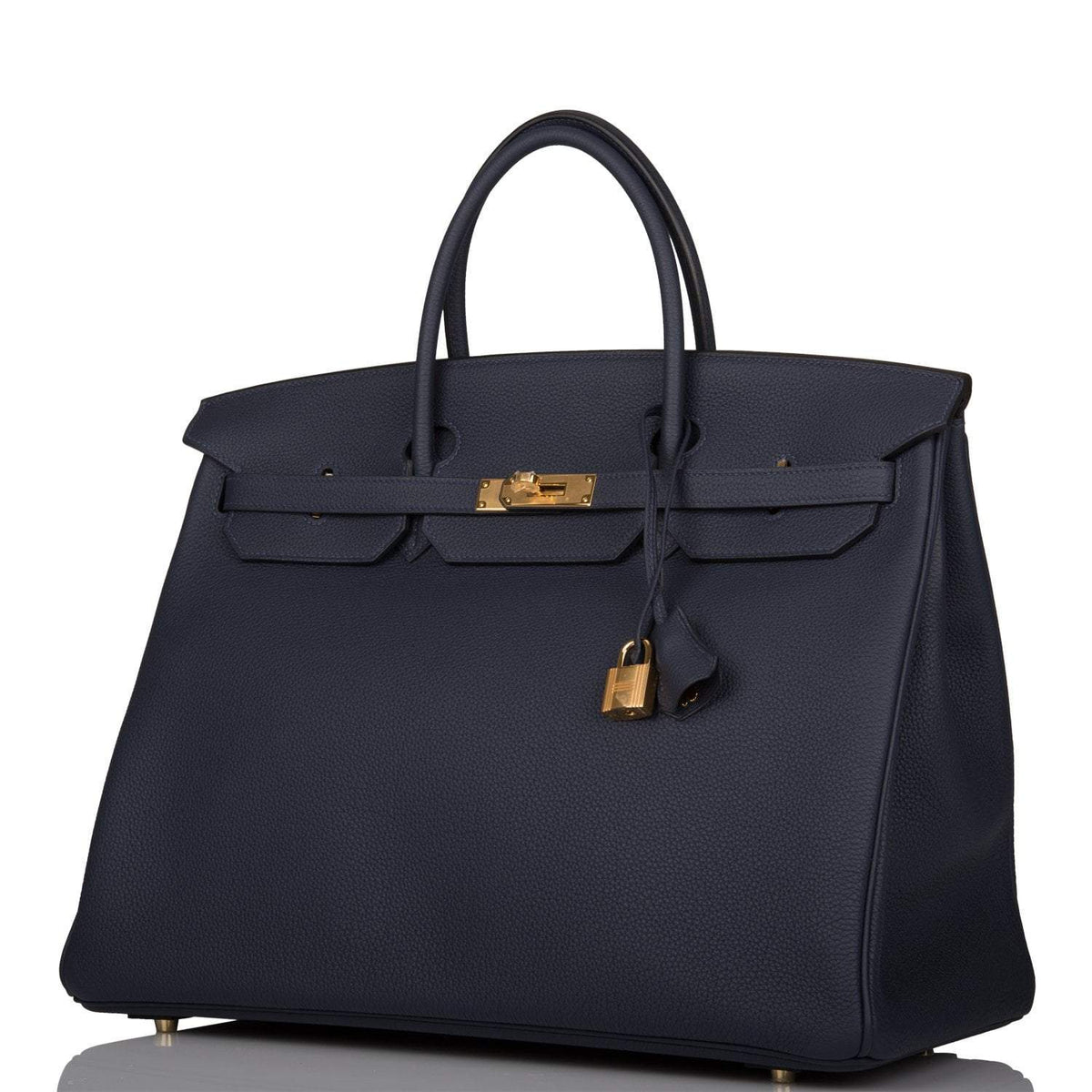 Hermes Birkin 40 Bleu Nuit Togo Gold Hardware