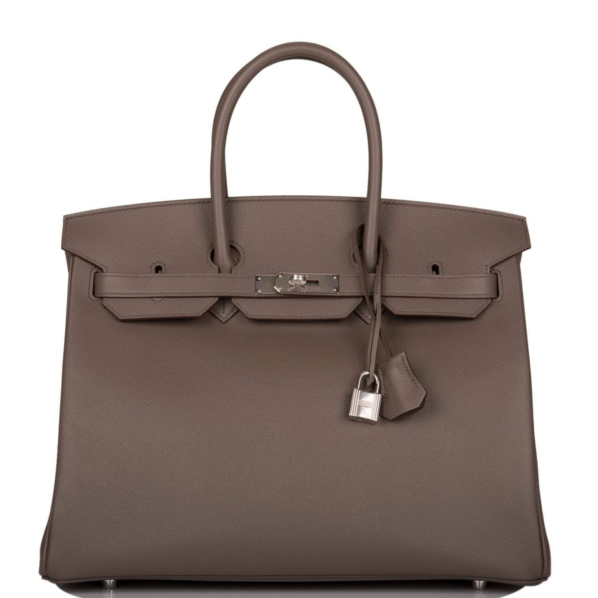 Hermes Birkin 35cm Etain Epsom Palladium Hardware