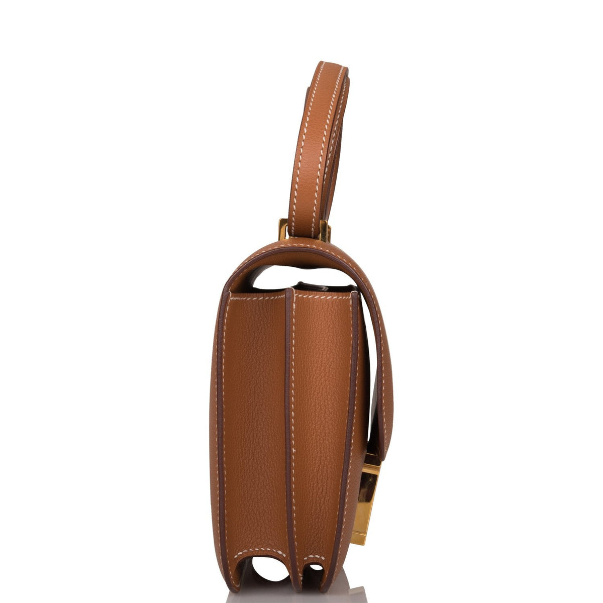 Hermes Gold Evercolor Mini Constance 18cm Gold Hardware