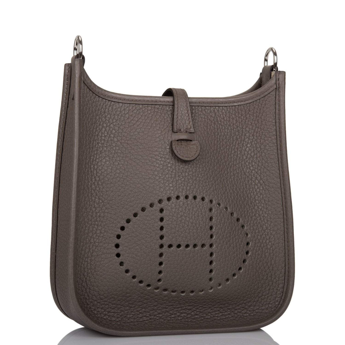 Hermes Etain Clemence Evelyne TPM Bag Palladium Hardware