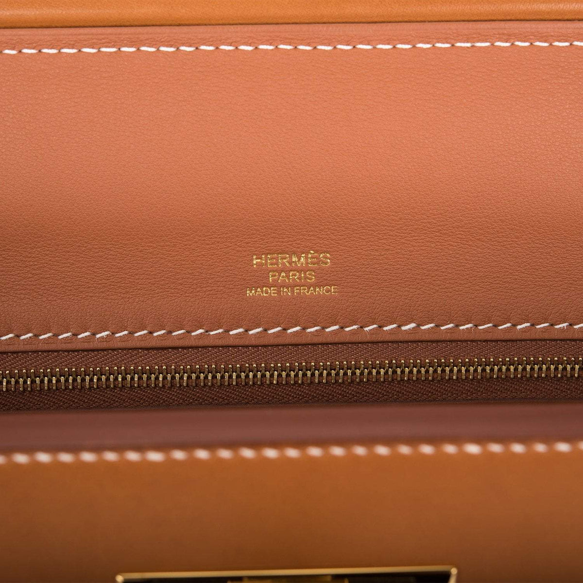 Hermes Fauve Barenia Faubourg 24/24 Bag 29cm Gold Hardware
