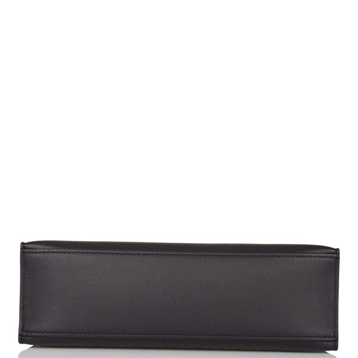 Hermes Black Swift Mini Kelly Pochette Rose Gold Hardware