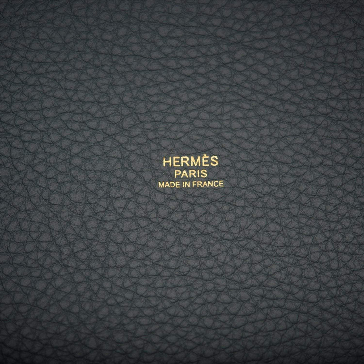 Hermes Bleu Orage Clemence Picotin Lock 18cm Gold Hardware