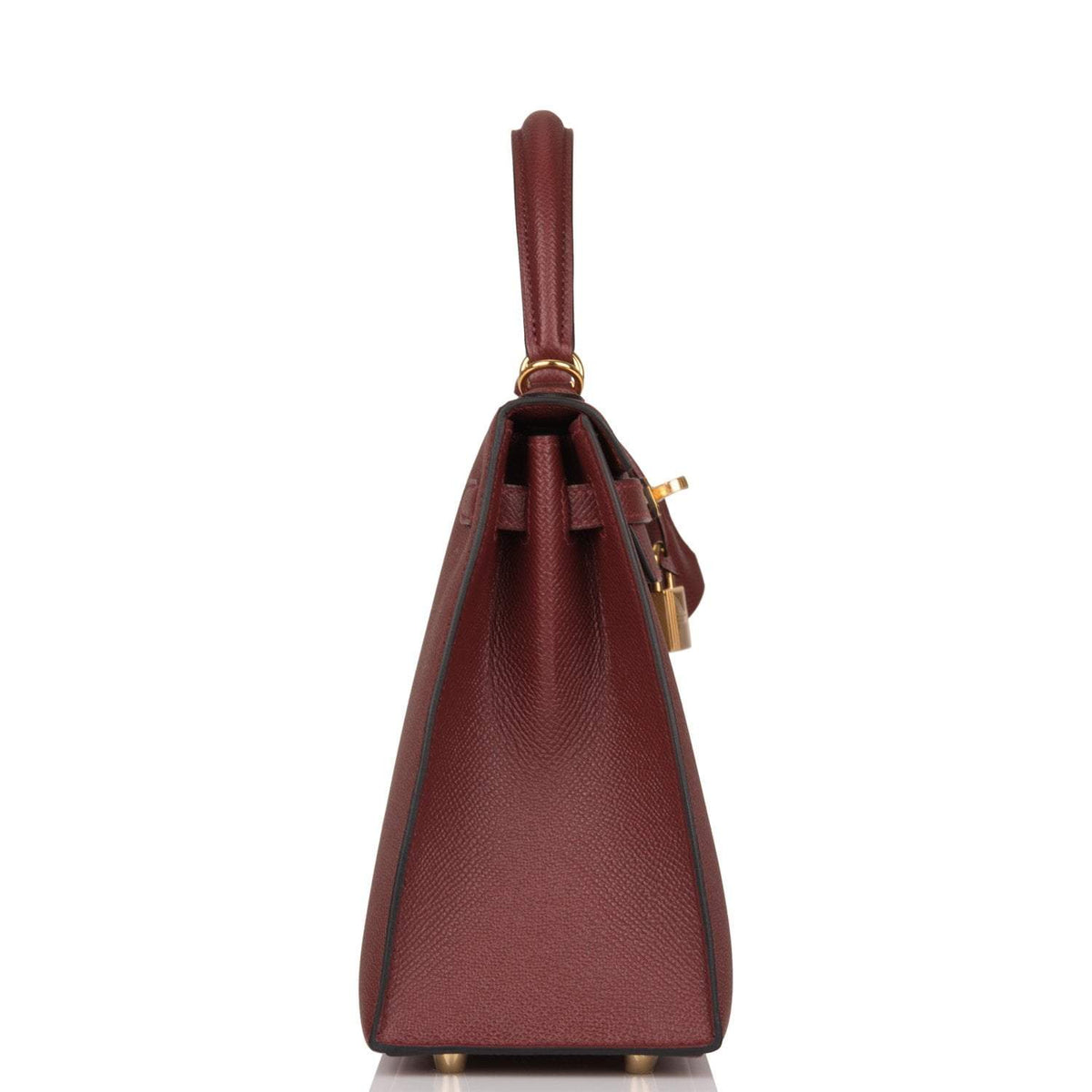 Hermes Kelly Sellier 25cm Rouge H Epsom Gold Hardware