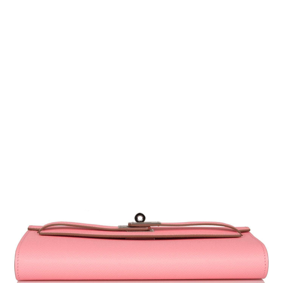 Hermes Kelly Wallet To Go Rose Confetti Epsom Palladium Hardware