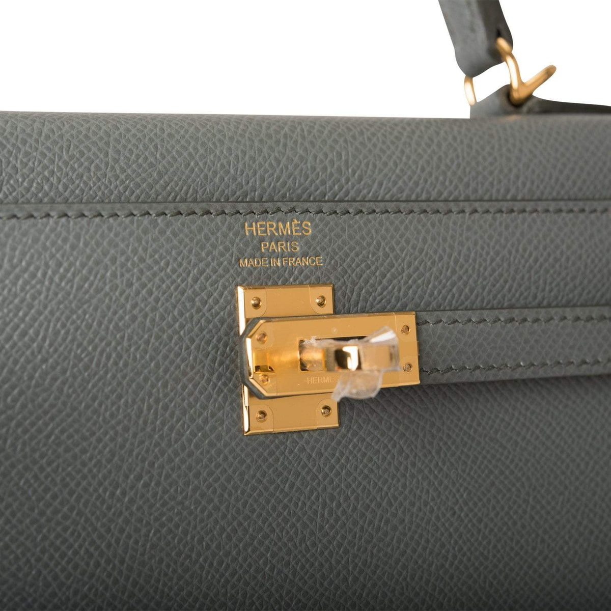 Hermes Vert Amande Epsom Sellier Kelly 25cm Gold Hardware