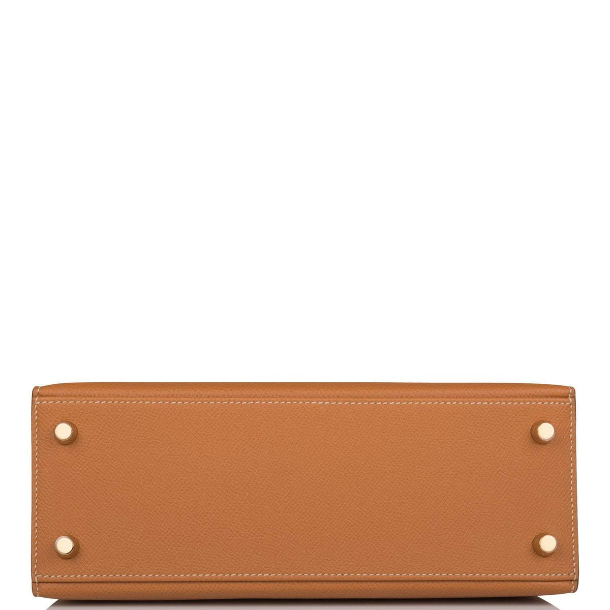 Hermes Kelly Sellier 25cm Gold and Trench Epsom Brushed Gold Hardware