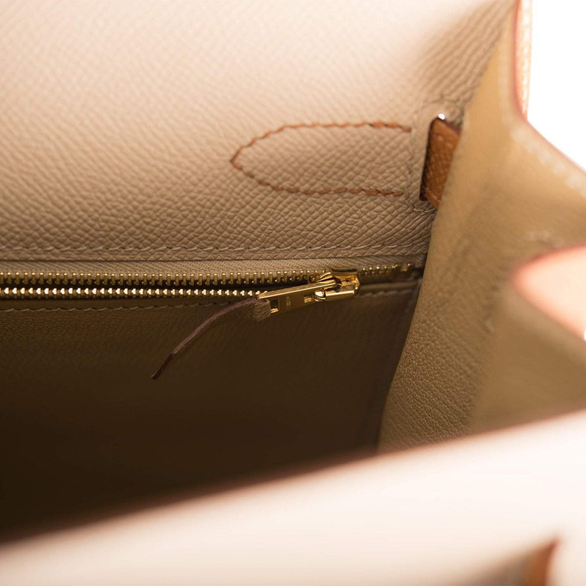 Hermes Kelly Sellier 32cm Gold and Trench Epsom Gold Hardware