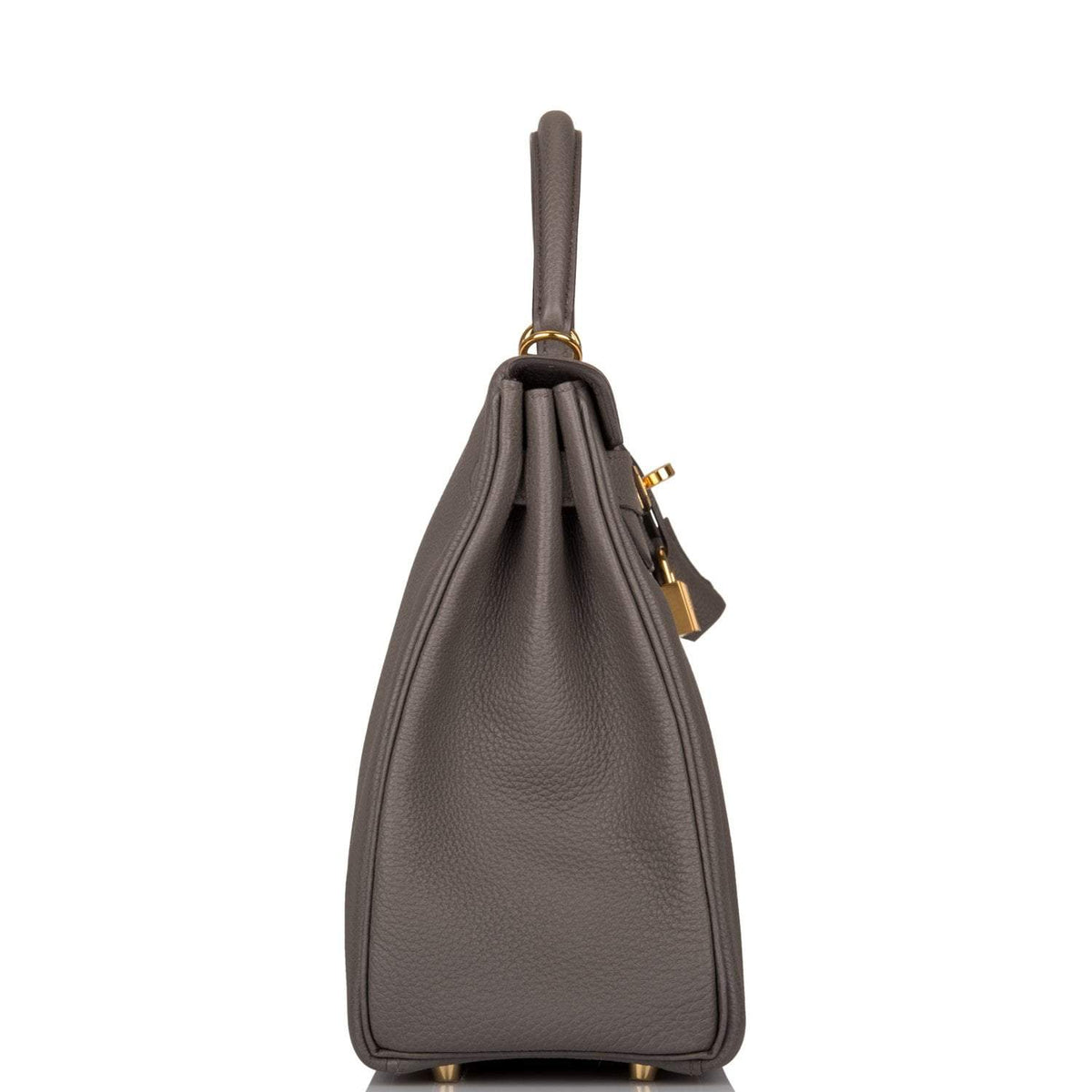 Hermes Kelly Retourne 32 Etain Togo Gold Hardware