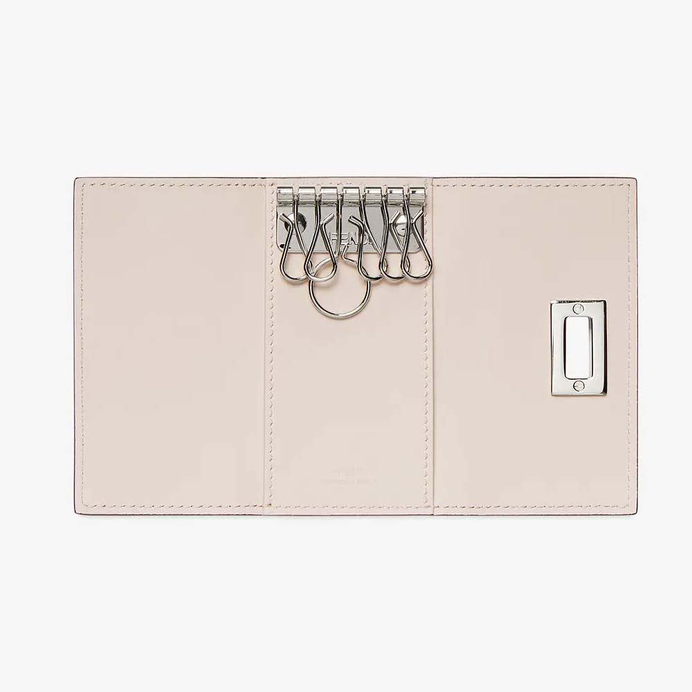 KEY CASE White Leather Key Case