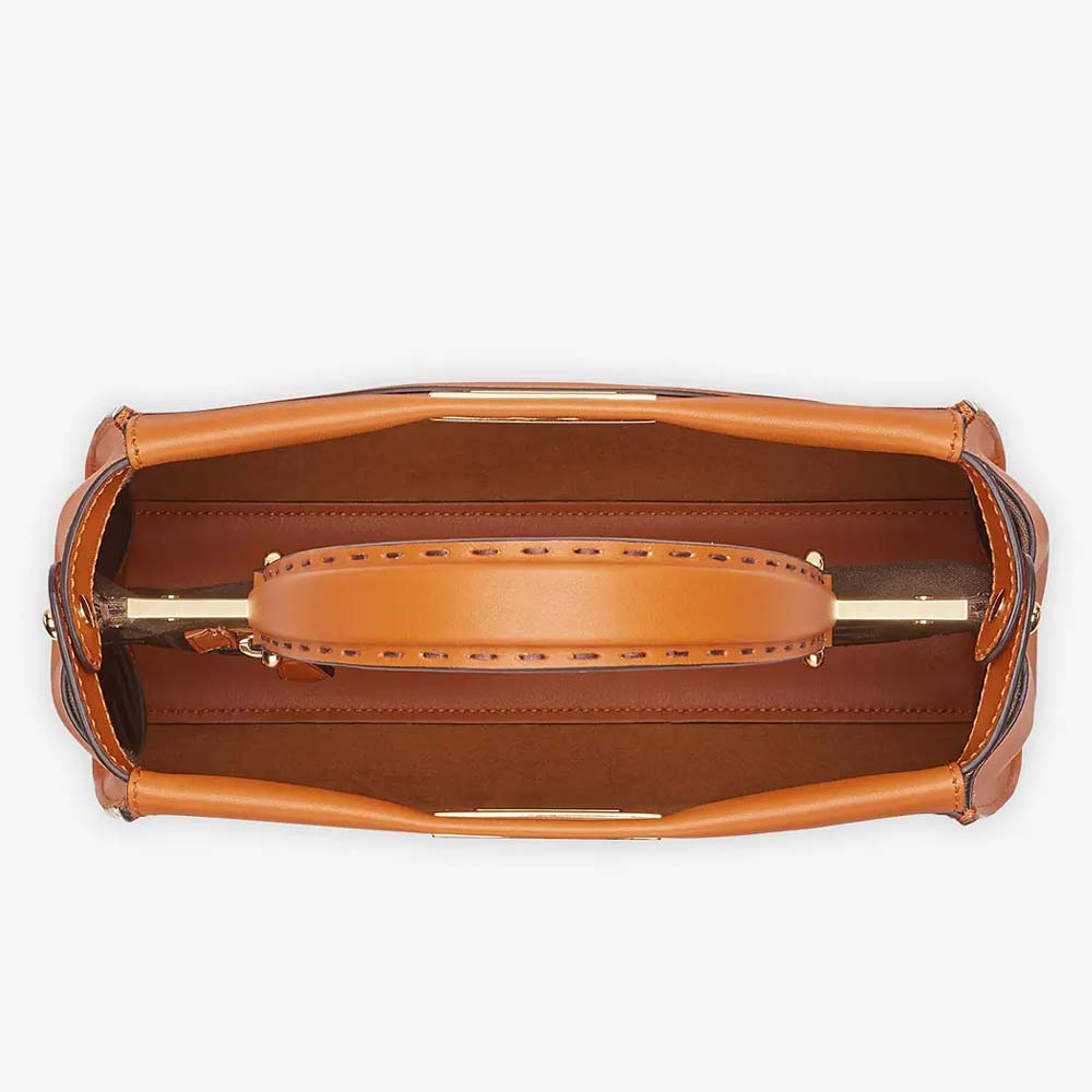 Peekaboo medium Brown Leather Bag