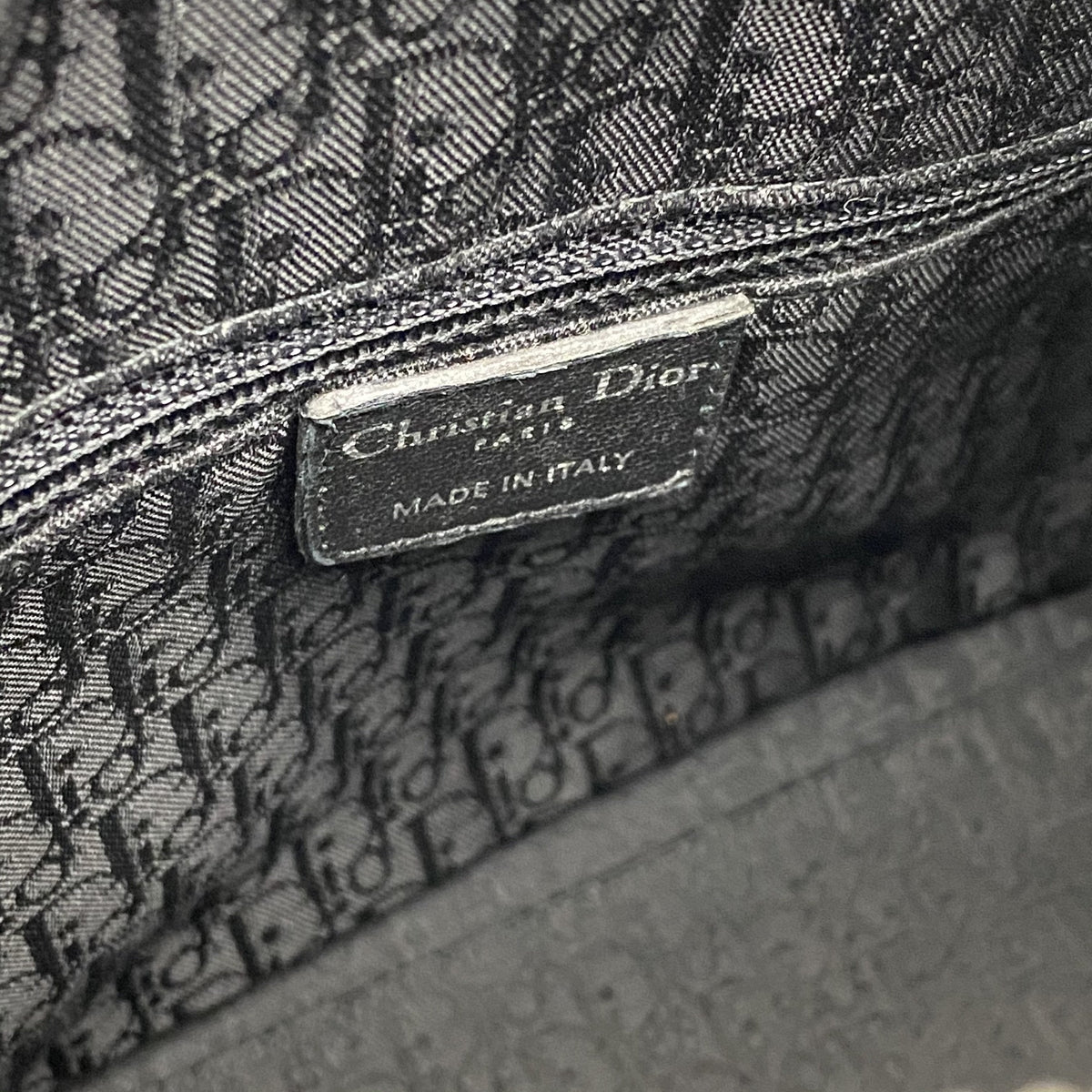 CHRISTIAN DIOR Large Patent Lady Dior Bag