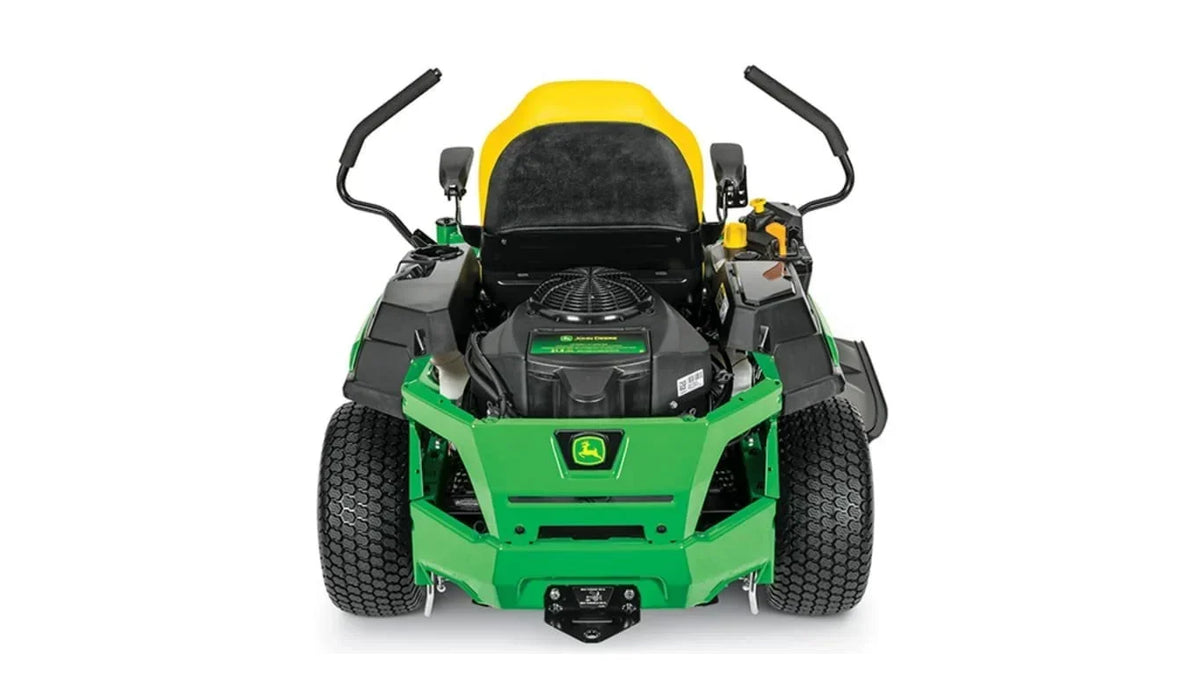 60V 42” Electric CrossoverZ Zero Turn Mowers with (6) 8 Ah Batteries and (3) Dual Port Turbo Chargers. image 1