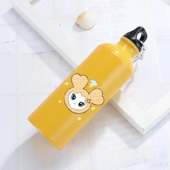 500ml Cute Cartoon Aluminum Water Bottle – Leak-Proof Sports & Gym Bottle - Thumbnail 6