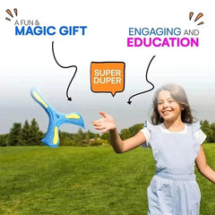 Interactive Night-Glow Soft Boomerang Disc - Thumbnail 11