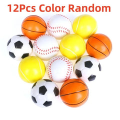 Soft Sports Stress Relief Balls (Set of 12) - Thumbnail 2